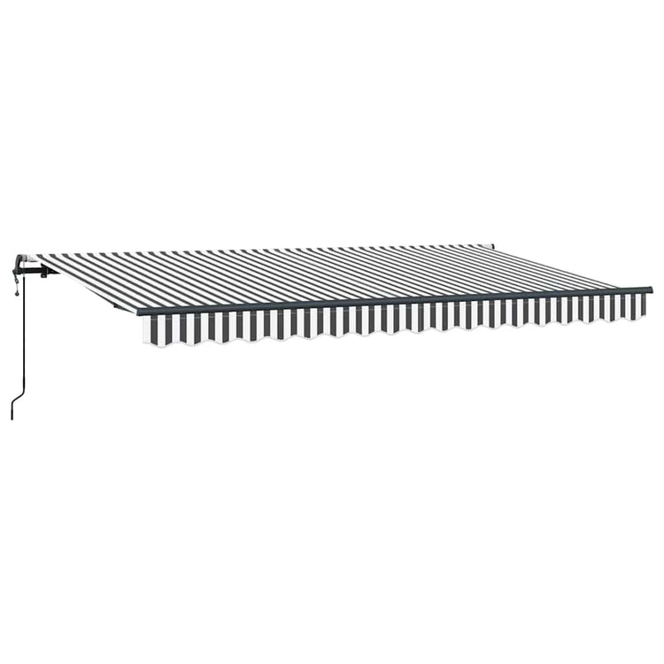 Vidaxx faltbare Markise Anthrazit 400 x 200 cm Stoff