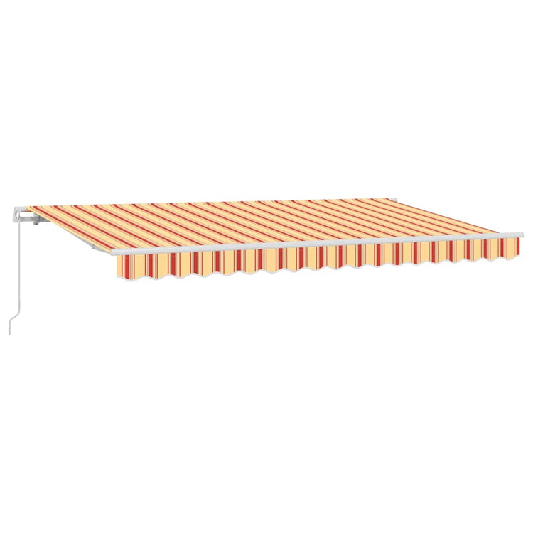Vidaxx faltbarer Sonnenschirm gelb 400 x 200 cm Stoff