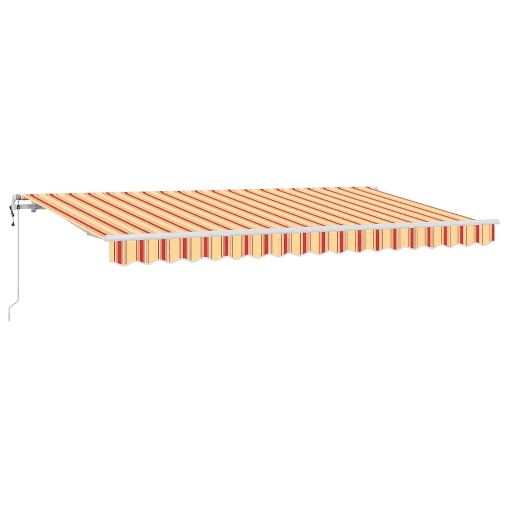 Vidaxx faltbarer Sonnenschirm gelb 400 x 200 cm Stoff