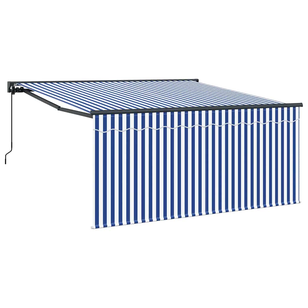 Vidaxx faltbarer Sonnenschirm blau und weiß 300 x 250 cm