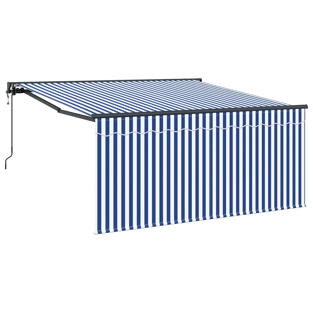 Vidaxx faltbarer Sonnenschirm blau und weiß 300 x 250 cm