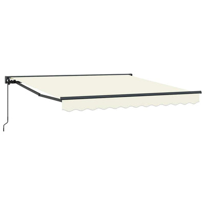 Vidaxx faltbarer Sonnenschirm Creme 300 x 250 cm Polyester und Metall