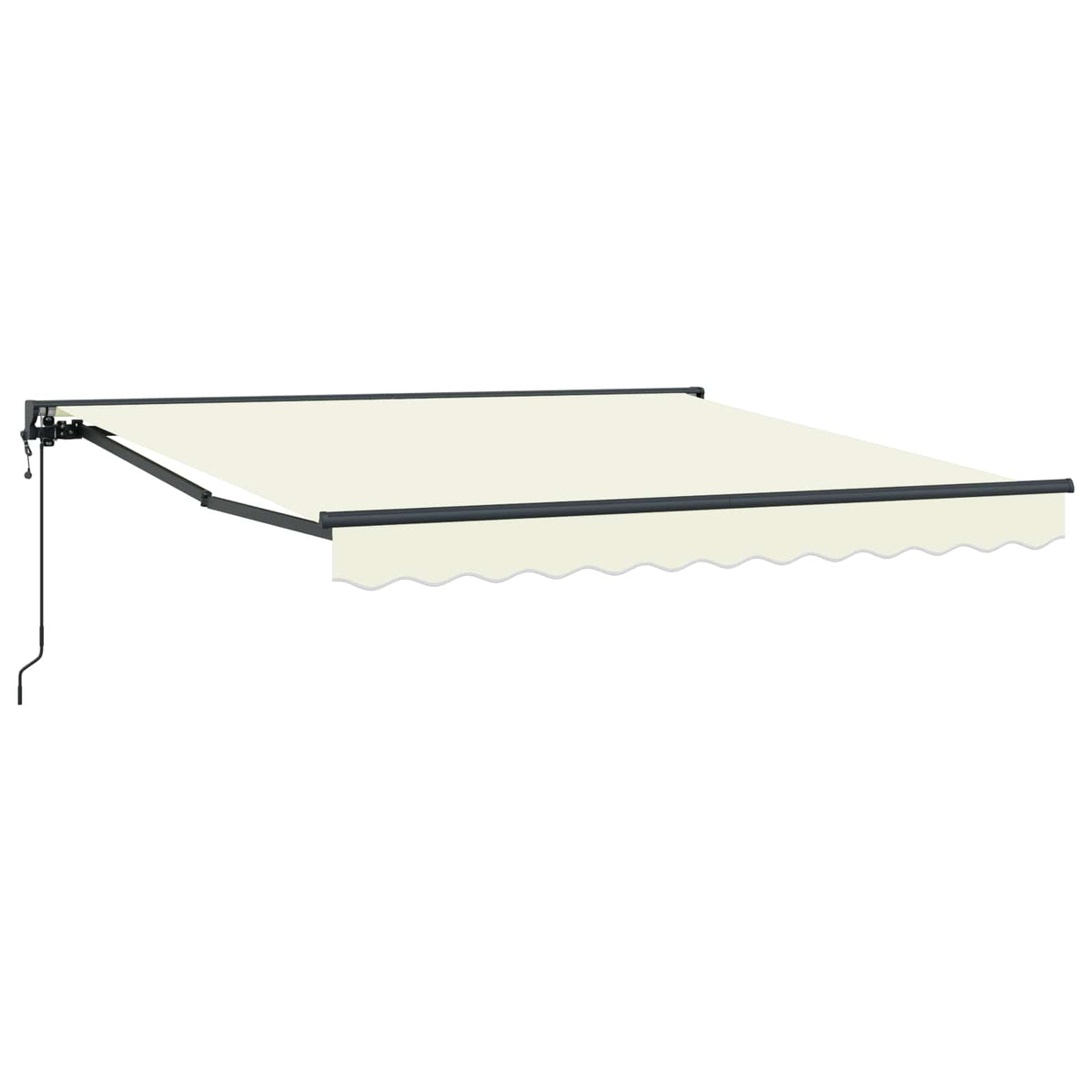 Vidaxx faltbarer Sonnenschirm Creme 300 x 250 cm Polyester und Metall