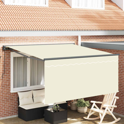 Vidaxx faltbarer Sonnenschirm Creme 300 x 250 cm
