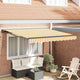 Vidaxx faltbarer Sonnenschirm gelb und weiß 300 x 250 cm
