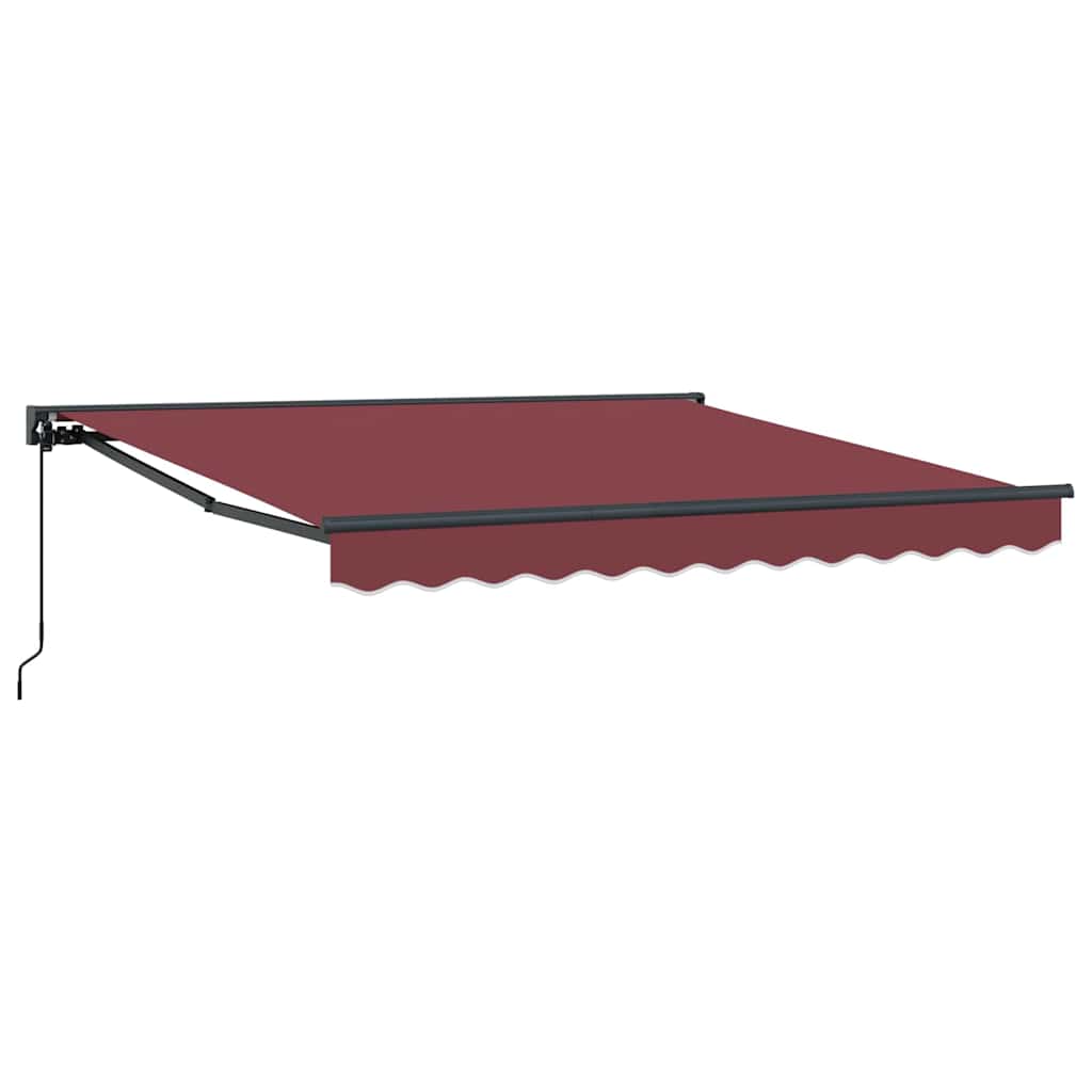 Vidaxx faltbare Markise Burgund 300 x 250 cm