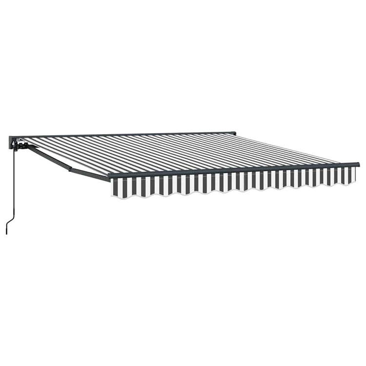 Vidaxx faltbarer Sonnenschirm Anthrazit und Weiß 300 x 250 cm