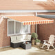Vidaxx faltbarer Sonnenschirm Gelb und Orange 300 x 250 cm