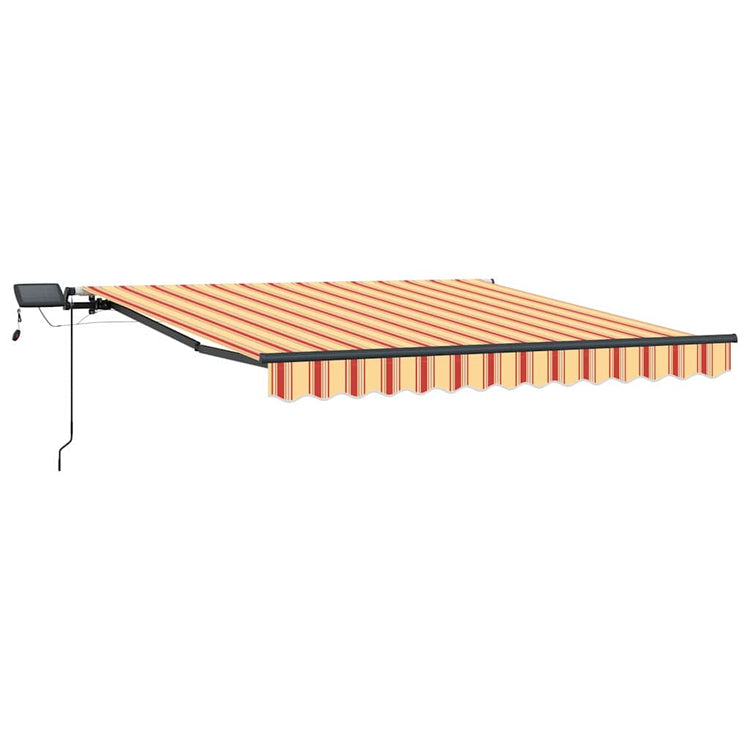 Vidaxx faltbarer Sonnenschirm gelb und orange 300 x 250 cm Stoff