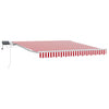 Vidaxx faltbarer Sonnenschirm rot und weiß 300 x 250 cm Stoff und Stahl