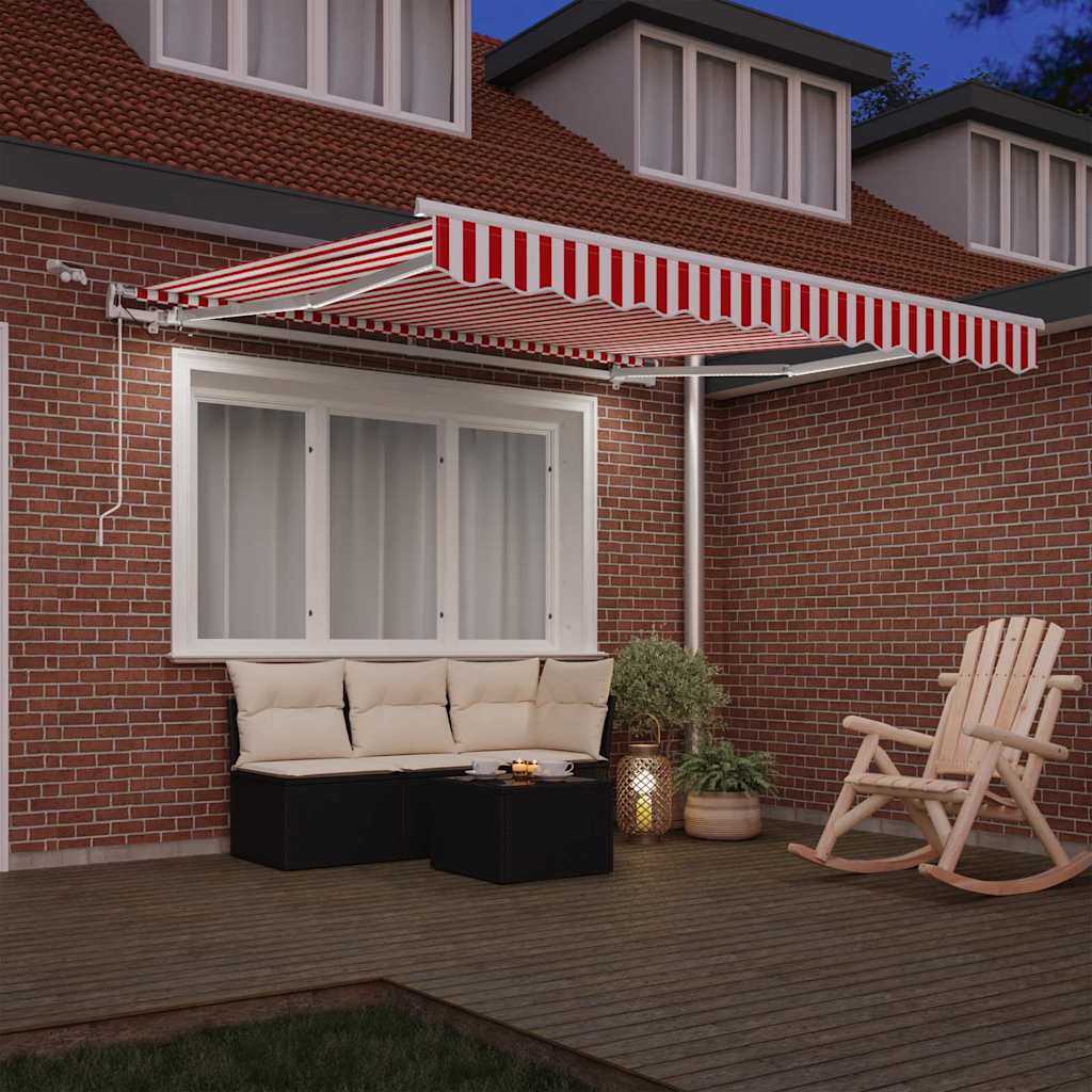 Vidaxx faltbarer Sonnenschirm rot und weiß 300 x 250 cm