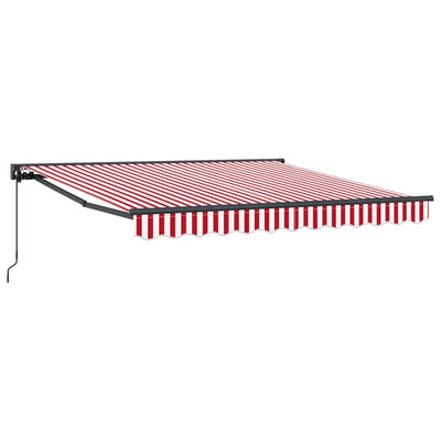 Vidaxx faltbarer Sonnenschirm rot und weiß 300 x 250 cm