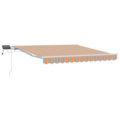 Vidaxx faltbarer Sonnenschirm mehrfarbig 300 x 250 cm Stoff und Stahl