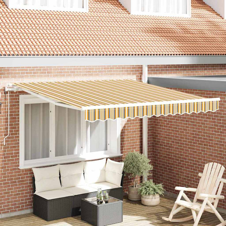 Vidaxx faltbarer Sonnenschirm mehrfarbig 300 x 250 cm Stoff