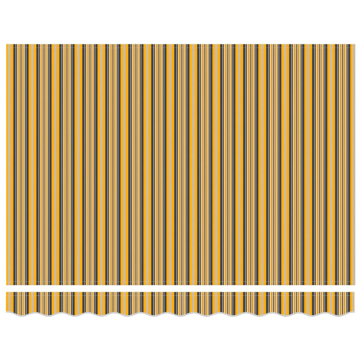 Vidaxx faltbarer Sonnenschirm Gelb und Grau 300 x 250 cm
