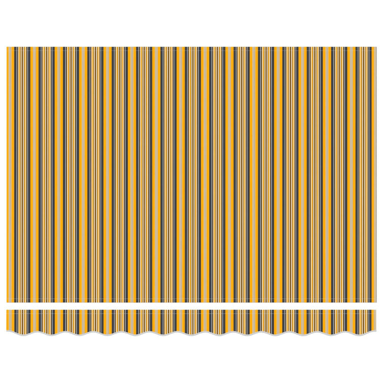 Vidaxx faltbarer Sonnenschirm Gelb und Grau 300 x 250 cm