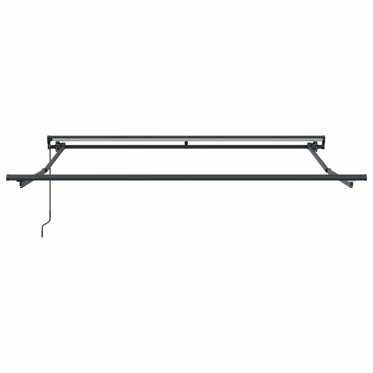 Vidaxx faltbarer Sonnenschirm Gelb und Grau 300 x 250 cm