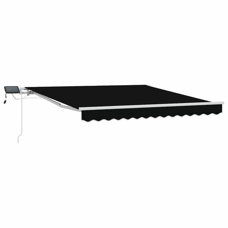 Vidaxx faltbarer Sonnenschirm schwarz 300 x 250 cm Stoff und Stahl