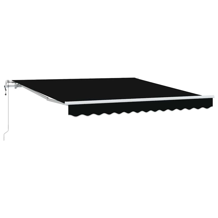 Vidaxx faltbarer Sonnenschirm schwarz 300 x 250 cm Stoff