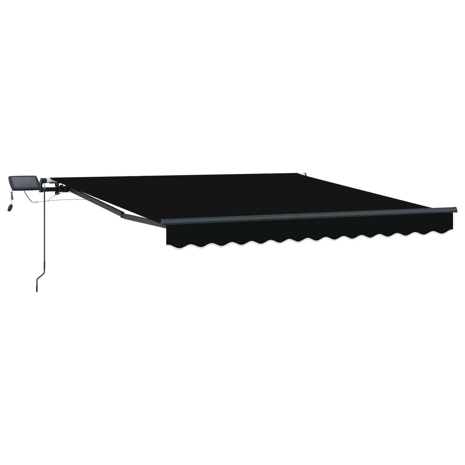 Vidaxx faltbarer Sonnenschirm schwarz 300 x 250 cm Stoff