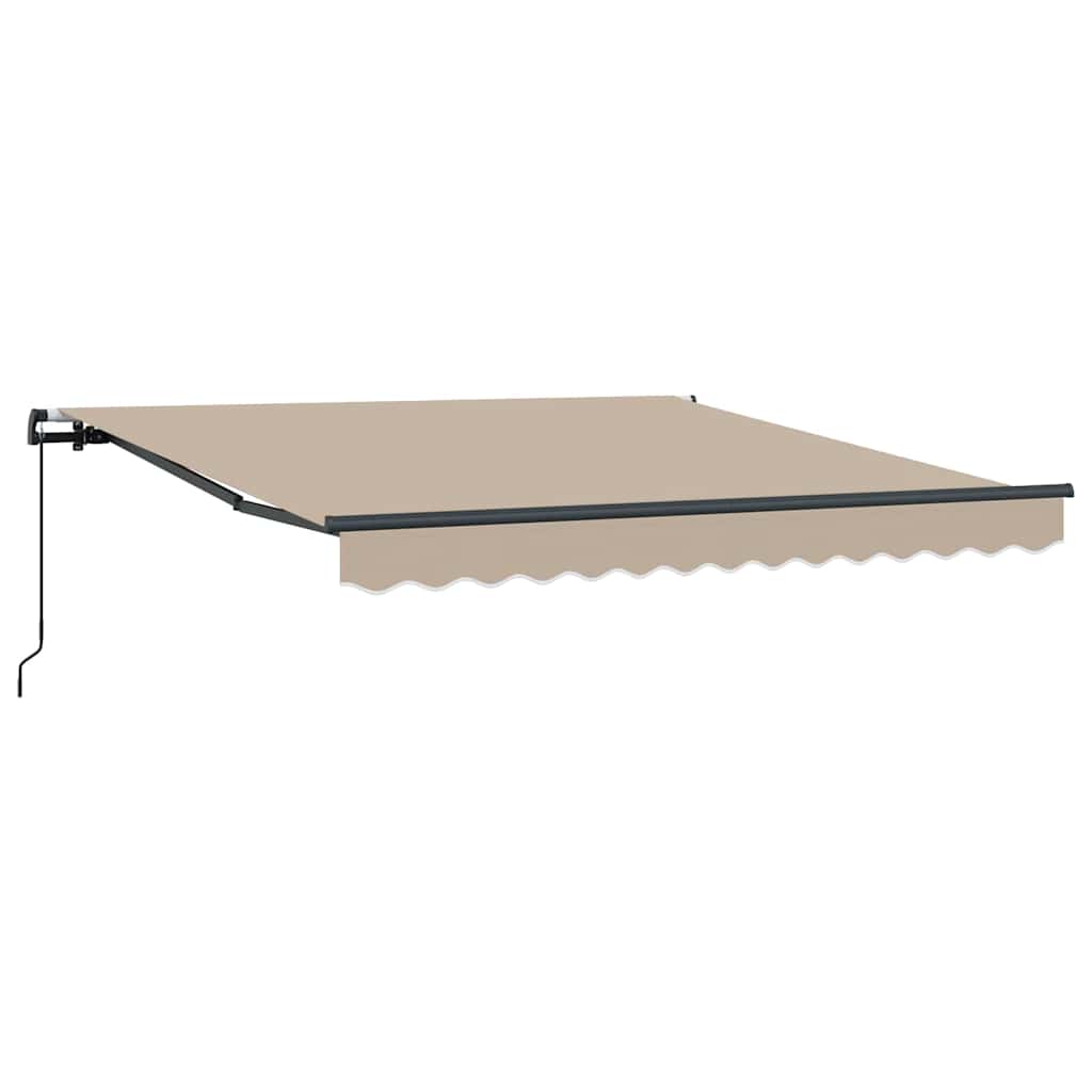 Vidaxx faltbarer Sonnenschirm Beige 300 x 250 cm Polyester und Stahl