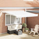 Vidaxx faltbarer Sonnenschirm weiß 300 x 250 cm Polyester und Metall