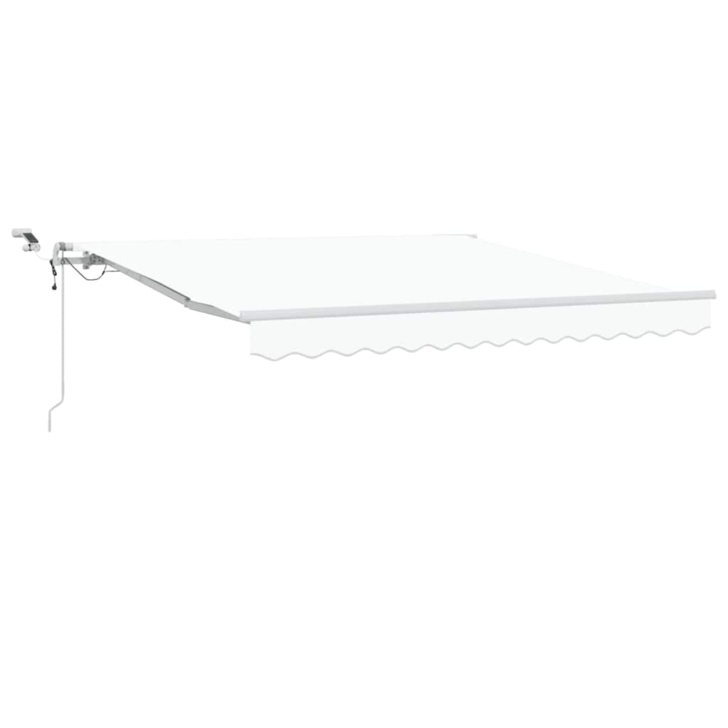Vidaxx faltbarer Sonnenschirm weiß 300 x 250 cm Polyester und Metall