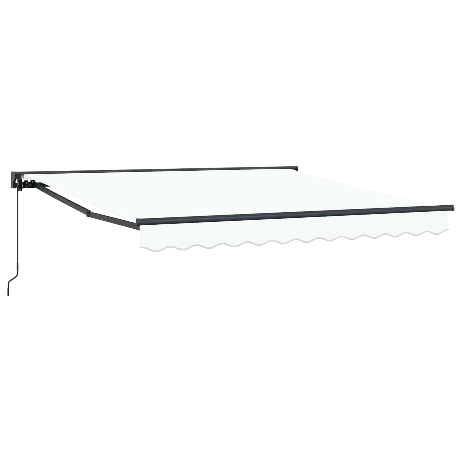 Vidaxx faltbarer Sonnenschirm weiß 300 x 250 cm Polyester und Metall