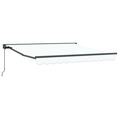 Vidaxx faltbarer Sonnenschirm weiß 300 x 250 cm Polyester und Metall