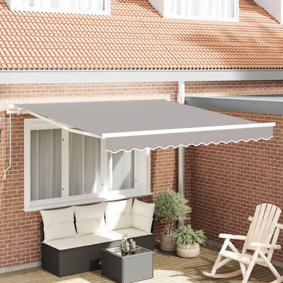 Vidaxx Markise hellgrau 300 x 250 x 165 cm Polyester