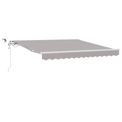 Vidaxx faltbarer Sonnenschirm hellgrau 300 x 250 cm