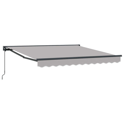 Vidaxx faltbarer Sonnenschirm hellgrau 300 x 250 cm