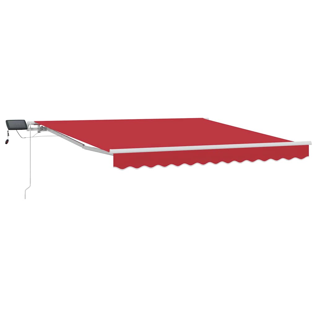 Vidaxx faltbarer Sonnenschirm rot 300 x 250 cm Stoff und Stahl