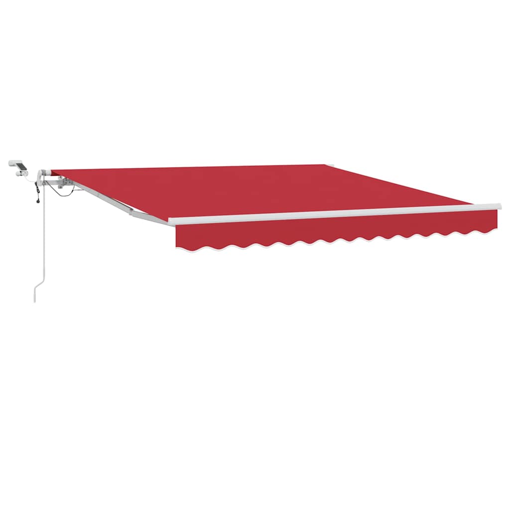 Vidaxx faltbarer Sonnenschirm rot 300 x 250 cm Polyester und Metall