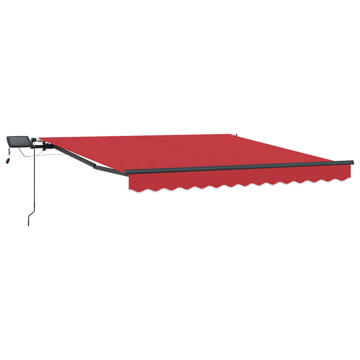Vidaxx faltbarer Sonnenschirm rot 300 x 250 cm Stoff