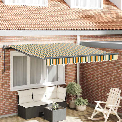 Vidaxx faltbarer Sonnenschirm grün und gelb 300 x 250 cm