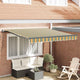 Vidaxx faltbarer Sonnenschirm grün und gelb 300 x 250 cm