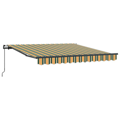 Vidaxx faltbarer Sonnenschirm grün und gelb 300 x 250 cm