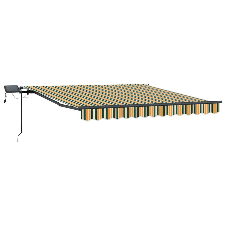 Vidaxx faltbarer Sonnenschirm grün und gelb 300 x 250 cm Stoff