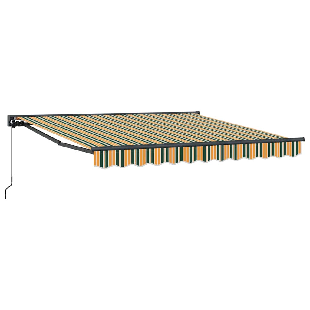Vidaxx faltbarer Sonnenschirm grün und gelb 300 x 250 cm