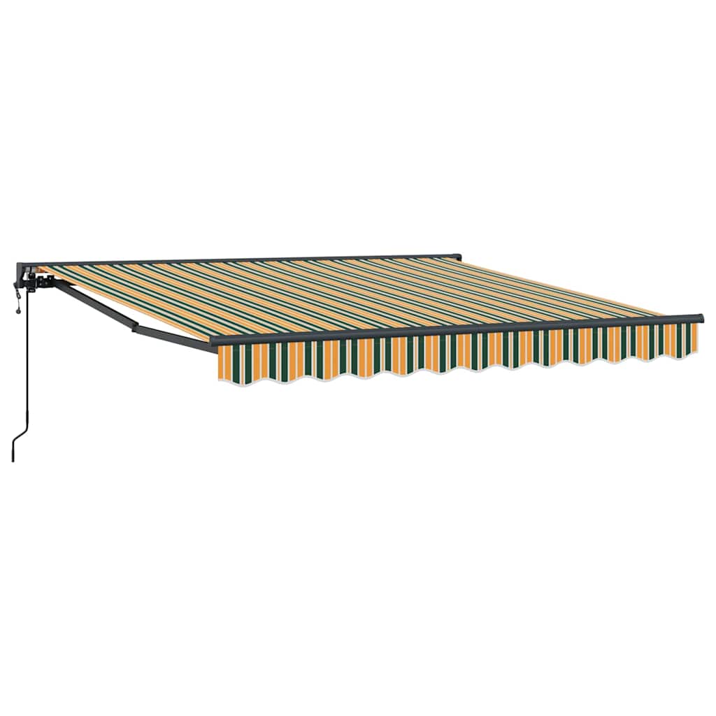 Vidaxx faltbarer Sonnenschirm grün und gelb 300 x 250 cm