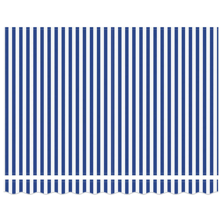 Vidaxx faltbarer Sonnenschirm blau und weiß 350 x 250 cm