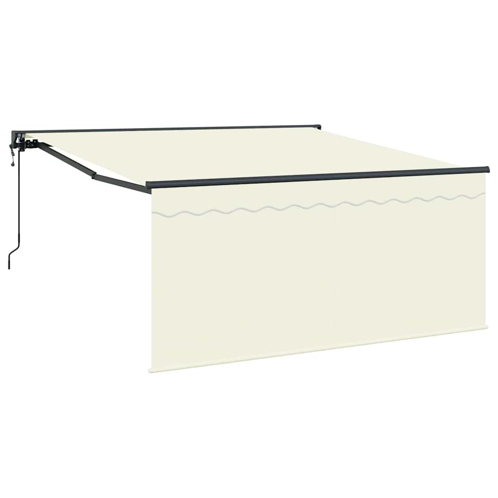 Vidaxx faltbarer Sonnenschirm Creme 350 x 250 cm