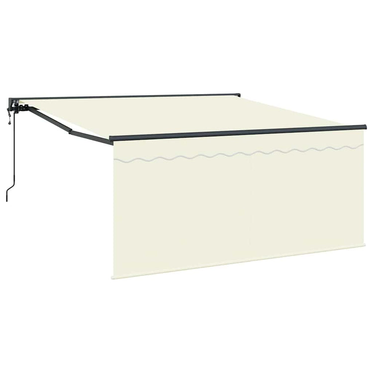 Vidaxx faltbarer Sonnenschirm Creme 350 x 250 cm