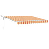 Vidaxx faltbarer Sonnenschirm Gelb und Orange 350 x 250 cm