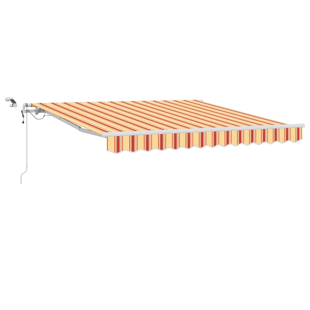 Vidaxx faltbarer Sonnenschirm Gelb und Orange 350 x 250 cm