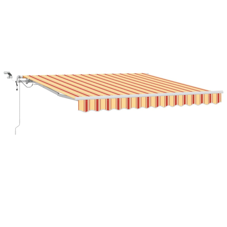 Vidaxx faltbarer Sonnenschirm Gelb und Orange 350 x 250 cm