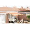Vidaxx Markise Gelb und Orange 350 x 250 x 165 cm Polyester