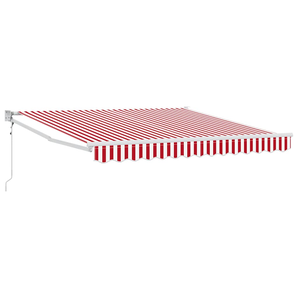Vidaxx faltbarer Sonnenschirm rot und weiß 350 x 250 cm