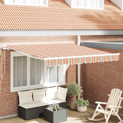 Vidaxx faltbarer Sonnenschirm mehrfarbig 350 x 250 cm Stoff